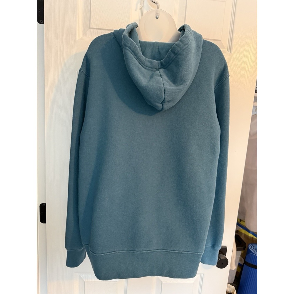 Vintage Y2K State Of Mine Colorado Mens Teal Graphic Hoodie Sweatshirt Size L - Picture 7 of 12